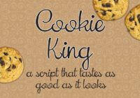 Cookie King Font - Featured Image