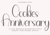 Cookies Anniversary Font - Featured Image