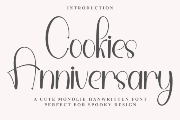 Cookies Anniversary Font - Featured Image
