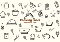 Cooking Tools Font - Featured Image