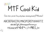 Cool Kid Font - Featured Image