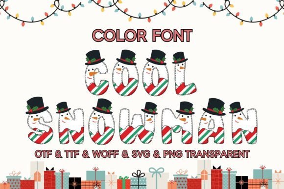 Cool Snowman Font - Featured Image