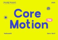 Core Motion Font - Featured Image