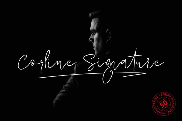 Corline Signature Font - Featured Image