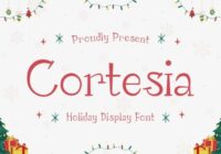 Cortesia Font - Featured Image