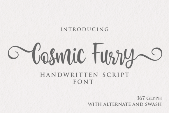 Cosmic Furry Font - Featured Image