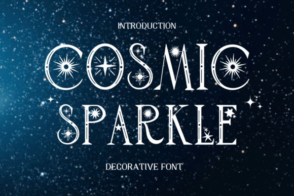 Cosmic Sparkle Font - Featured Image