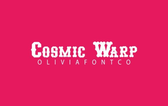 Cosmic Warp Font - Featured Image