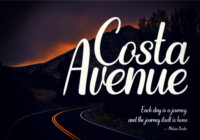 Costa Avenue Font - Featured Image