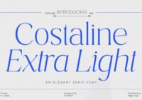 Costaline Extra Light Font - Featured Image