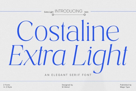 Costaline Extra Light Font - Featured Image