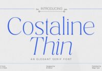 Costaline Thin Font - Featured Image