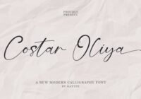 Costar Oliya Font - Featured Image