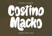 Costino Macko Font - Featured Image