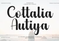 Cottalia Autiya Font - Featured Image