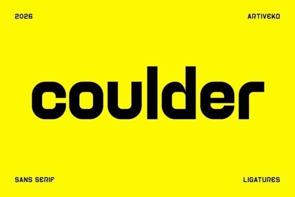 Coulder Font - Featured Image