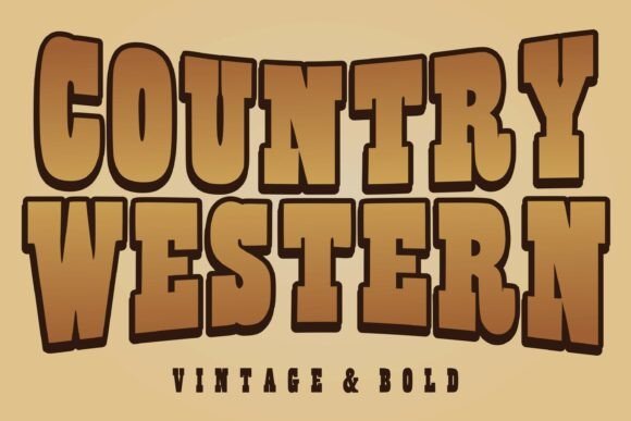 Country Western Font - Featured Image