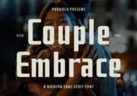Couple Embrace Font - Featured Image