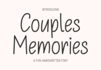 Couples Memories Font - Featured Image