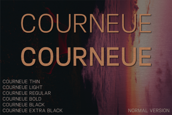 Courneue Font - Featured Image