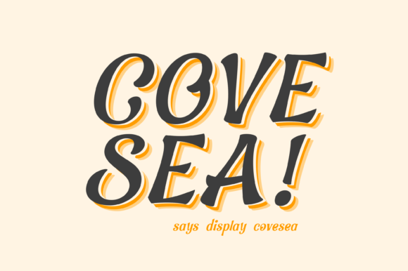 Covesea Font - Featured Image