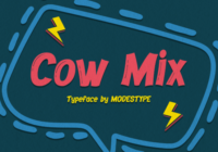 Cow Mix Font - Featured Image