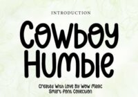 Cowboy Humble Font - Featured Image