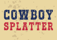 Cowboy Splatter Font - Featured Image