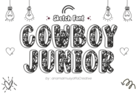 Cowboyjunior Regular Font - Featured Image