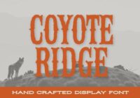 Coyote Ridge Font - Featured Image