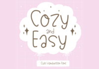 Cozy and Easy Font - Featured Image
