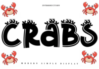 Crabs Font - Featured Image