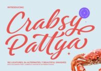 Crabsy Pattya Font - Featured Image