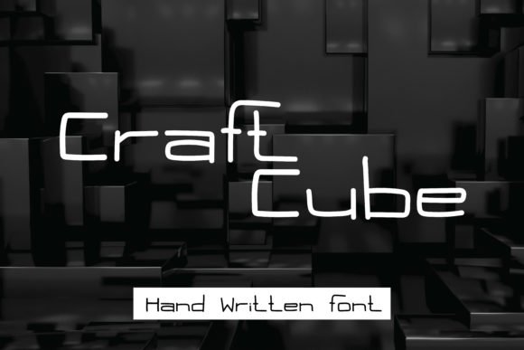 Craft Cube Font - Featured Image
