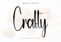 Crafty Font - Featured Image