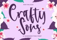Crafty Sons Font - Featured Image
