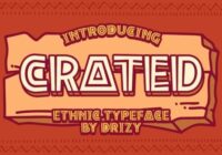 Crated Font - Featured Image