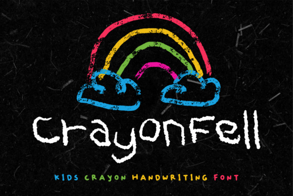 Crayon Fell Font - Featured Image