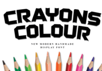 Crayons Colour Font - Featured Image