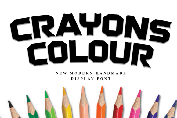 Crayons Colour Font - Featured Image