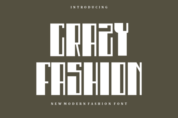 Crazy Fashion Font - Featured Image