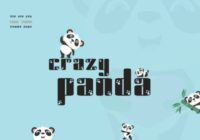 Crazy Panda Font - Featured Image