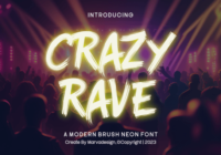 Crazy Rave Font - Featured Image