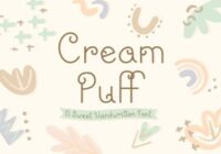 Cream Puff Font - Featured Image