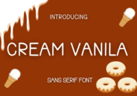 Cream Vanila Font - Featured Image