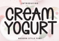 Cream Yogurt Font - Featured Image