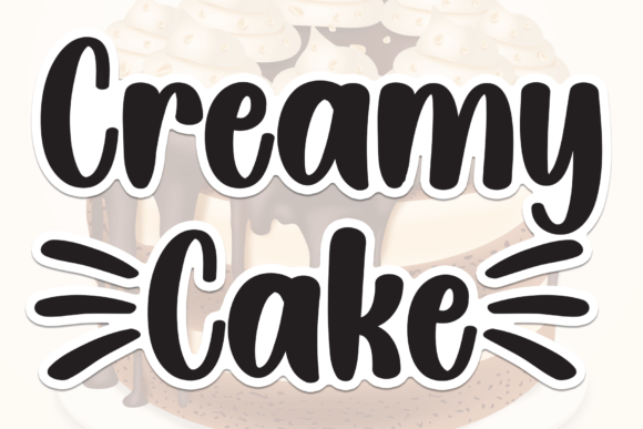Creamy Cake Font - Featured Image