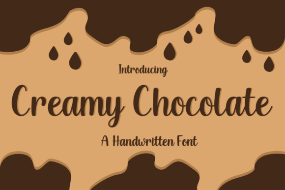 Creamy Chocolate Font - Featured Image