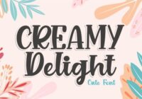 Creamy Delight Font - Featured Image