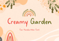 Creamy Garden Font - Featured Image